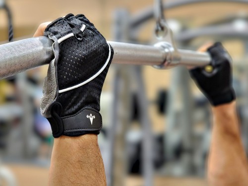 Workout Mesh Gloves Weight Lifting WOD Gym Crossfit Training Exercise Men Women - Picture 11 of 45