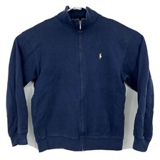 Polo Ralph Lauren Full Zip Track Jacket Youth Size L 16/18 Blue