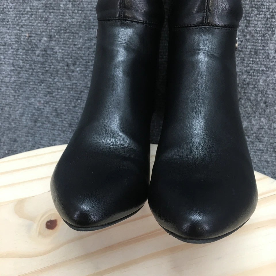 Alfani 靴子女式 5 M Hakuu 高骑黑色及膝尖头 F43714 — 第 4/4 张图片