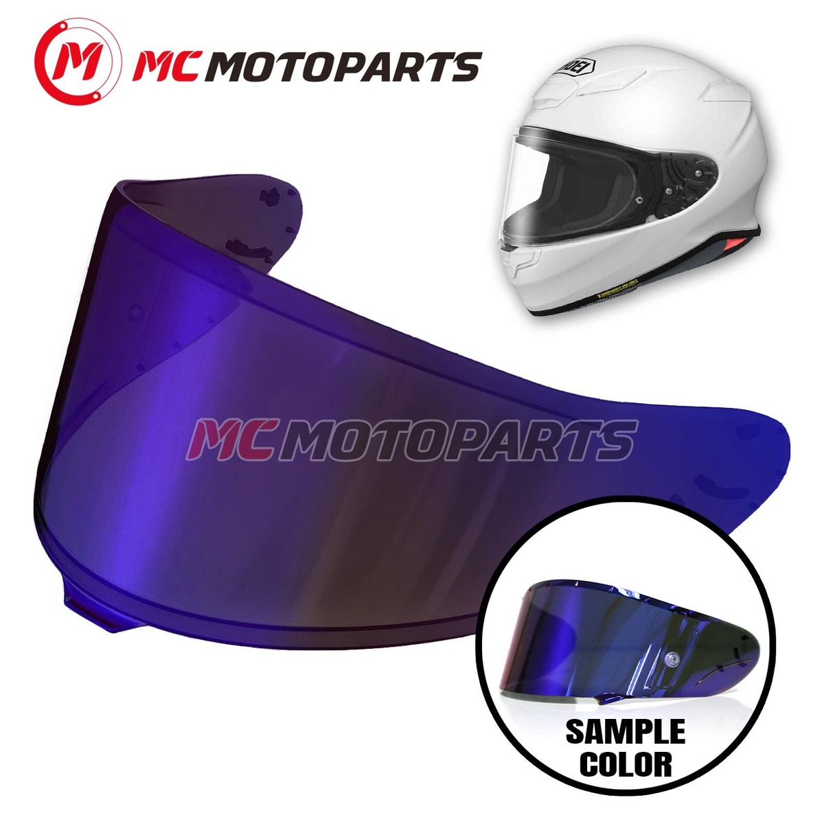 Shoei X 15 Helmet Visor Iridium Tinted Helmet Visor Shield