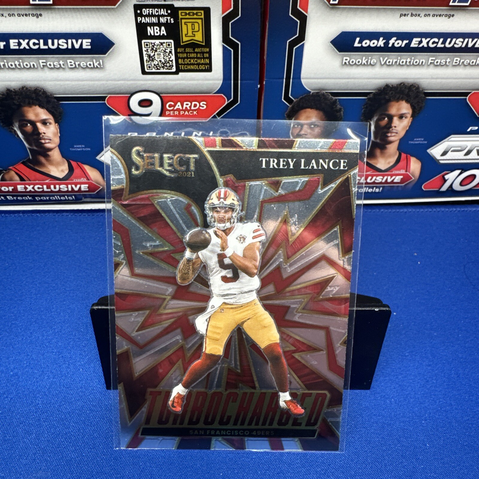 2021 Panini Select - Turbocharged #TUR-3 Trey Lance (RC)