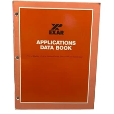 Exar Applications Data Book Booklet User Manual Vintage 1979 Modems Repeaters