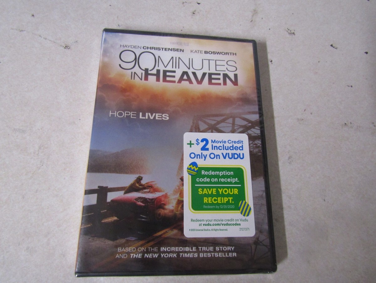 DVD MOVIE BRAND NEW 90 MINUTES IN HEAVEN INCREDIBLE TRUE STORY