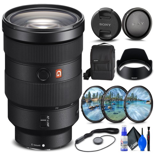 Sony FE 24-70mm f/2.8 GM Lens + Filter Kit + Cap Keeper + Cleaning Kit - Picture 1 of 5
