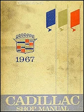 ORIGINAL 1967 Cadillac Shop Manual Dealer Factory Service Book OEM printed 67