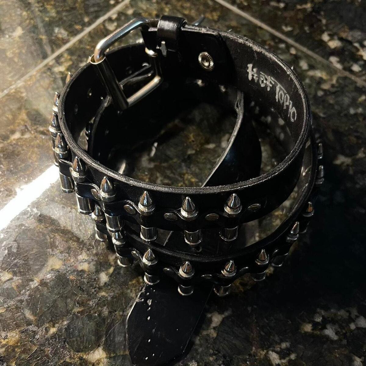vintage y2k grunge rare hot topic heavy metal bullet belt vintage y2k grunge rare hot topic heavy metal bullet belt