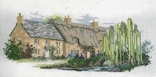 Derwentwater Designs Cross Stitch Kit - The Lanes Series - Willowbrook Lane 