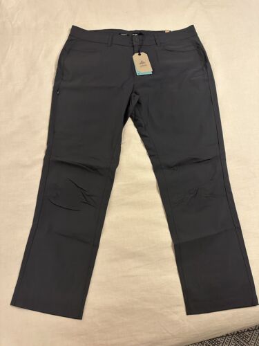 NWT PrAna Pants Womens 18W Gray Halle Straight Pant II Plus Outdoor Hiking