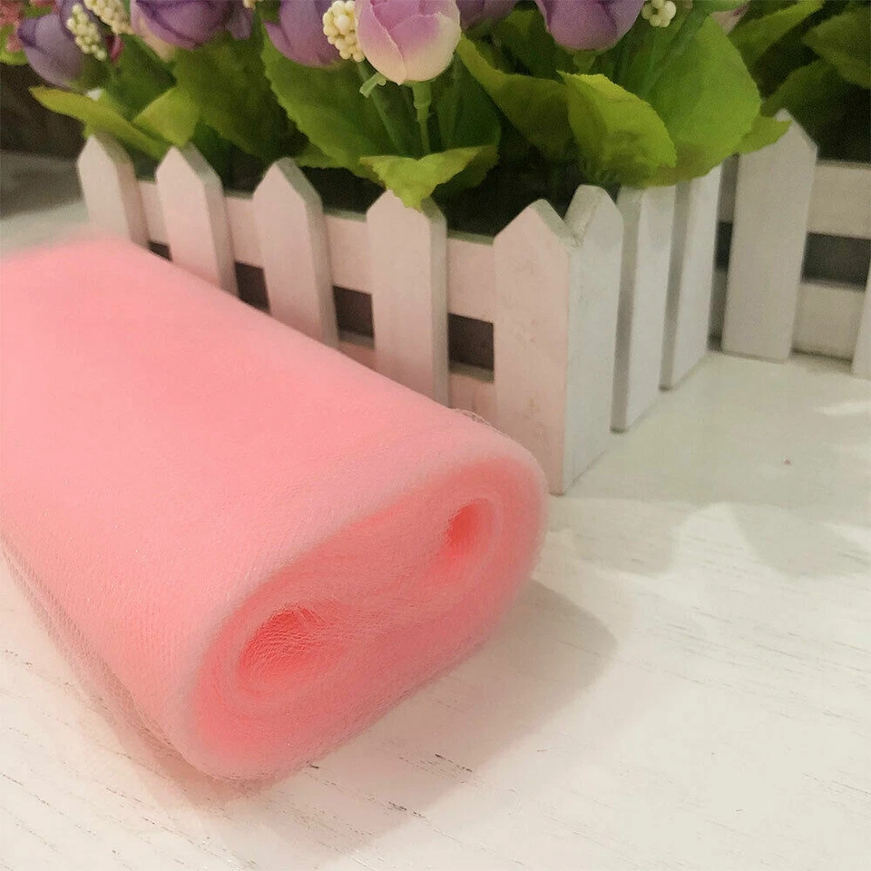 9 Colors Tulle Rolls Netting Tulle Fabric 6"Wide 10 Yards Sewing Party Decor DIY - Image 3 of 4