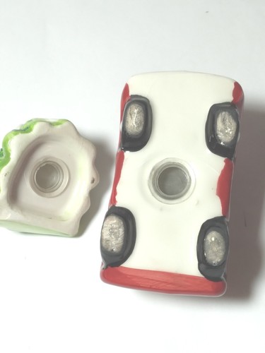 Christmas Red Truck Hauling Tree Salt and Pepper Shakers Set Holiday Decor - Picture 8 of 13