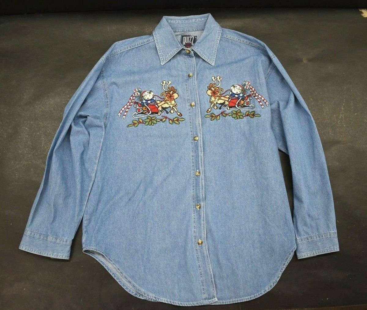 AMERI UPSIDE DOWN DENIM SHIRT デニム シャツ アメリヴィンテージ UPSIDE DOWN DENIM SHIRT デニム