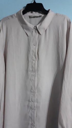 New- woman’s Motto Long Sleeve/button Up Timeless Career Top.sz 3x - Picture 3 of 8