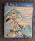 Hatsune Miku Project Diva X PS4 PlayStation 4 English American CIB Complete