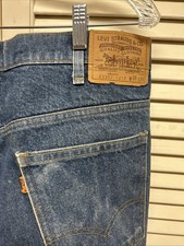 Levis Vintage Denim Jeans Pants 1980's USA Made 517 Levi Strauss Orange Tab