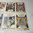 Czechoslovakia 1968 Mexico Olympics Volleyball Used Postage Stamp Set 30h-2Kčs — photo 2