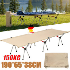 Feldbett 190x 65 cm Campingbett Liege Gästebett Reisebett Klappbett Campingliege