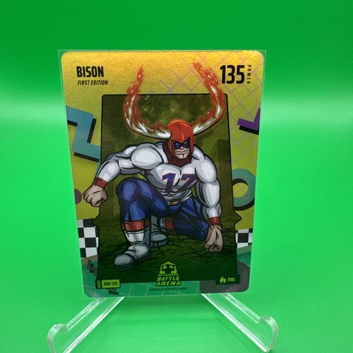 Bo Jackson Battle Arena Alpha Update 80\'s RAD Battlefoil Fire Bison Josh Allen