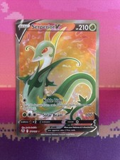 Pokemon Card Serperior V 170/195 Ultra Rare Full Art Silver Tempest NM