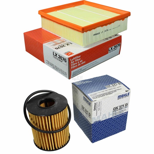 Mahle / Knecht Set Filterpaket Luftfilter LX 2676 ÖLfilter OX 371D-image