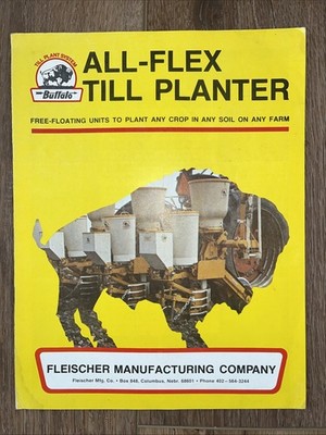 Till Planter All Flex Fleischer Manufacturing Company Buffalo Sales Brochure