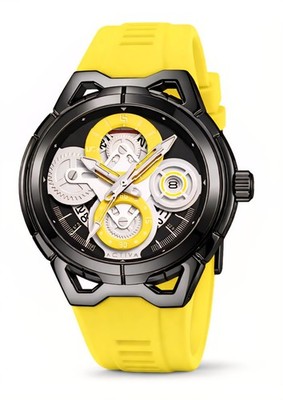 Invicta Activa Drift X Men's Silicone Band Watch - 44mm Yellow ACW9349-006