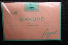FOGAL Opaque No 328 Fein Söckchen Gr. S Orange 30 den semi-opaque Neu OVP