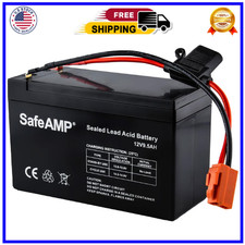 SafeAMP  Replacement Battery for 12-Volt Ride On Vehicle with red 2 pins...