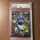 2025 Panini Prizm Jaxson Dart Purple Cracked Ice /225 New York Giants PSA 9