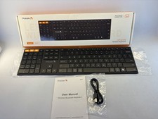 Protoarc XK21 Keyboard Left Handed Wireless Ultra Slim Full Size -NO BT Dongle