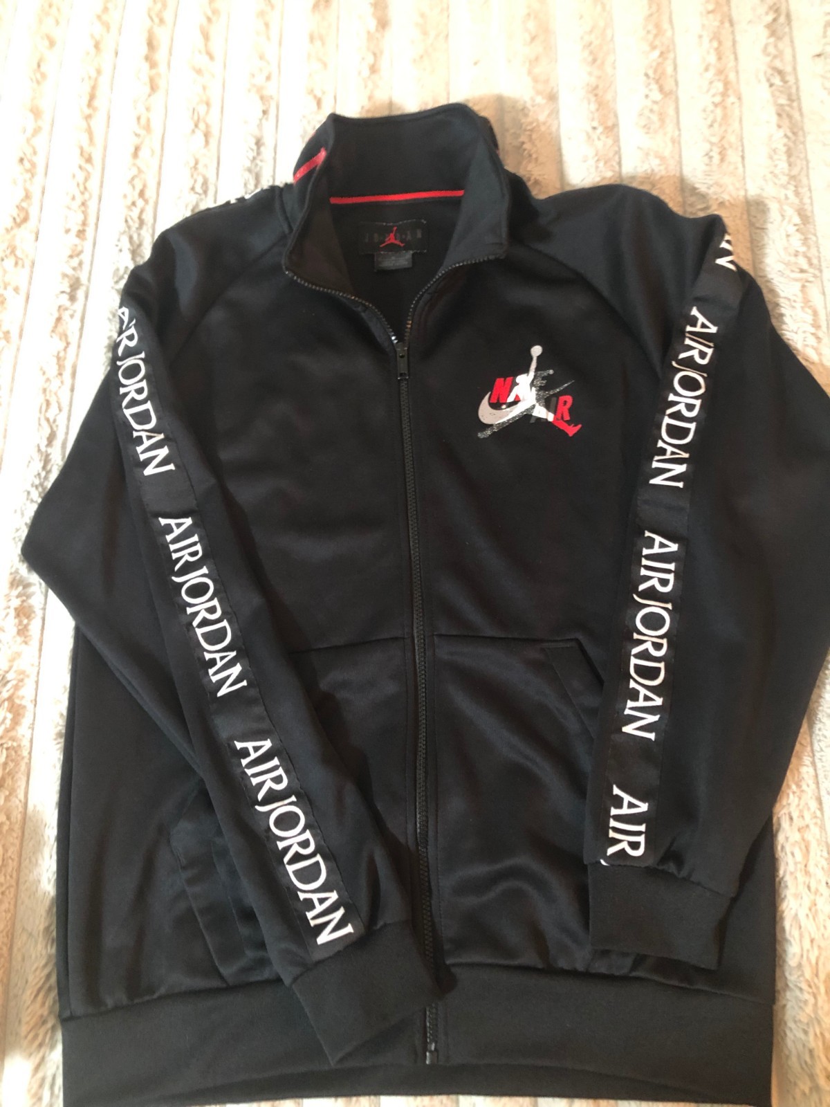 SACAI X NIKE Vintage Nike Air Jordan Jumpman Track Jacket maglione full zip uomo taglia media