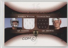2005 Ultimate Collection Gold 2/15 Andrew Walter Charlie Frye #DJ-WF 0b2