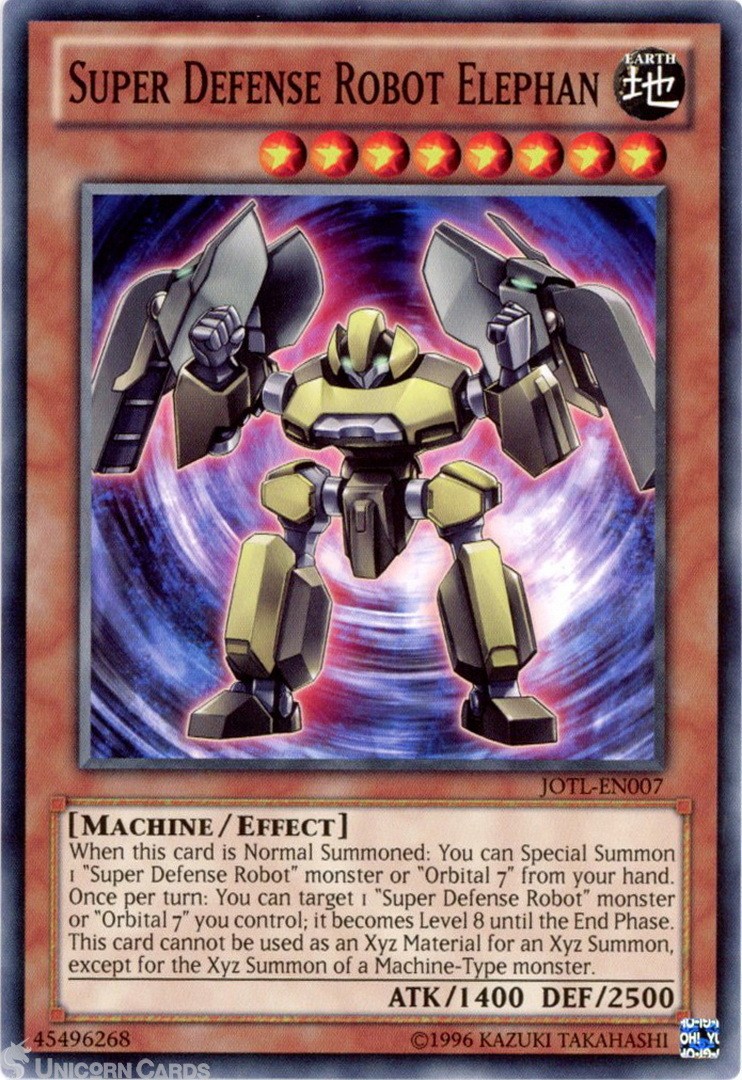 JOTL-EN007 Super Defense Robot Elephan : Common UNL Edition Mint YuGiOh Card