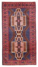 2'9" x 5'1" Vintage Hand Knotted Area Rug Traditional Oriental Wool Carpet