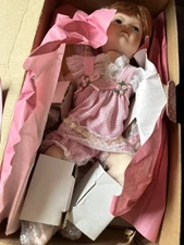 1998 Paradise Galleries - Porcelain Kayla Doll 10" Tall - Mint In Box GIFT!!!