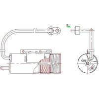 Diederichs DCT1171 Trockner, Klimaanlage FüR Opel Vectra C (Z02)