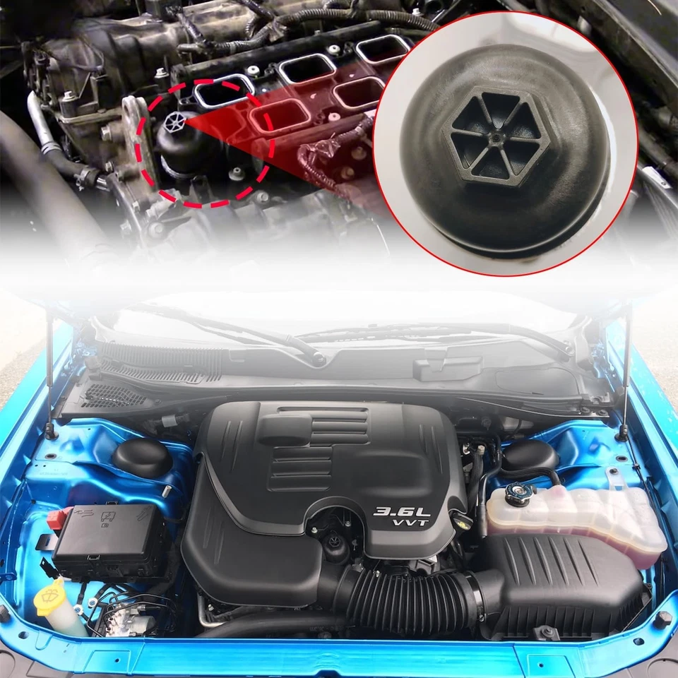 Carcasa de filtro de enfriador de aceite de motor de aluminio 926-959 para Ram 1500 2013-2016 3,6 L Foto 3 de 4