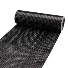11 FT x 12'' Carbon Fiber Cloth Plain Weave 12K Carbon Fiber Fabric 300g, Thi...