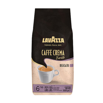 Lavazza Caffè Crema Barista Delicato Bohnen Intensity  6/10 Medium Roast 1kg