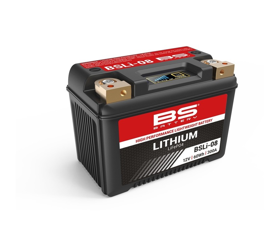 Batterie BSLI-08 lithium-ion BS BATTERY à forte puissance de démarrage