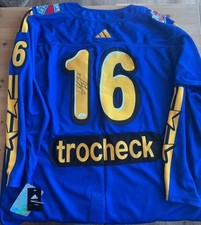 VINCENT TROCHECK SIGNED NEW YORK RANGERS 2024 NHL  ALL STAR GAME JERSEY WITH JSA