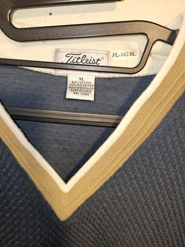 Titleist Sz. Xlarge Blue Golf Mens Vest #7774 - Picture 3 of 5