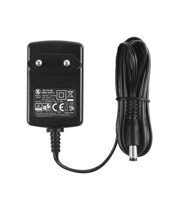 AC to DC 9V 1.5A Power Supply, Plug 5.5mm x 2.1mm, Plug EU, Center Negative