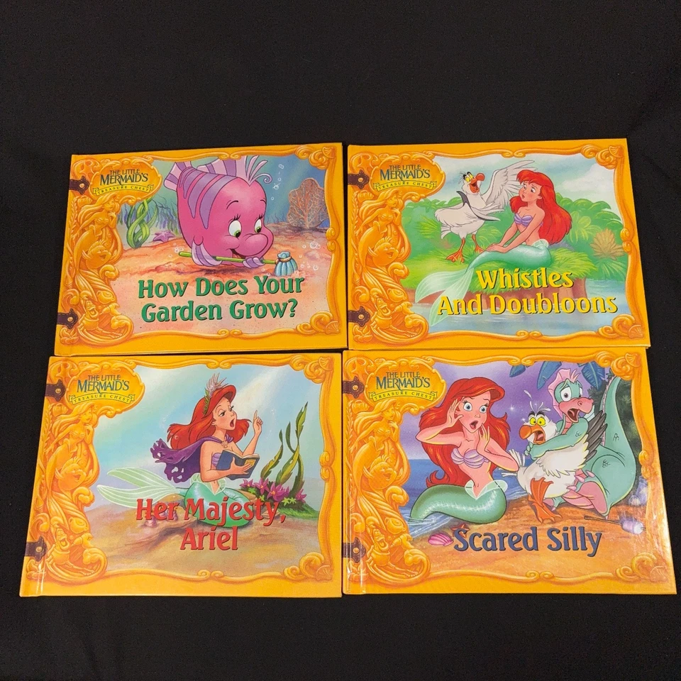 The Little Mermaid's Treasure Chest Complete Set of 24 Books (Hardcover, 1992) - Image 3 of 4