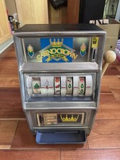 Vintage Waco "Casino Crown" Novelty Slot Machine 25 Cents Japan Read Descriptio