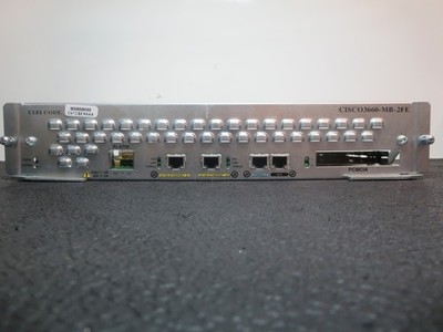 CISCO 3660-MB-2FE CN1IBEMAAA 800-04737-04 Dual-Ports Fast Ethernet Motherboard