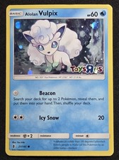 Alolan Vulpix 21/145 Guardians Rising Toys R Us Promo - Pokemon Card LP