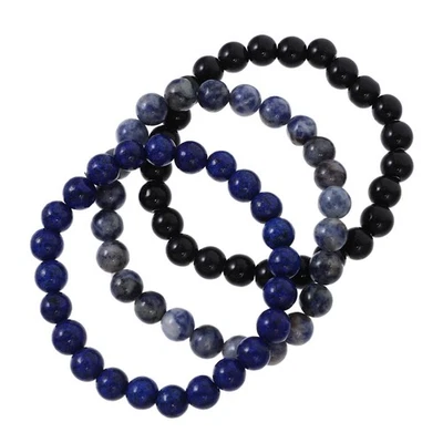3 Pcs Armbänder Frau Unisex Perlenarmband Elastische Perlenarmbänder - Bild 1 von 4