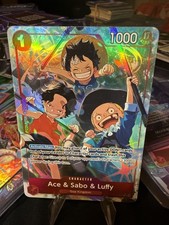 Ace & Sabo & Luffy (Alternate Art) OP13-007 Carrying on His Will Foil