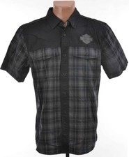 MOTO RACING HARLEY DAVIDSON BUTTON SHIRT JERSEY SIZE M ADULT