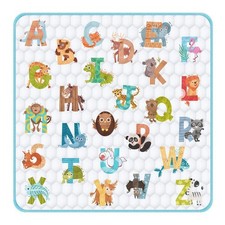50"x50" Baby Play Mat Foldable Crawling Foam Floor Mat Thick Cushioned Cotton Gr